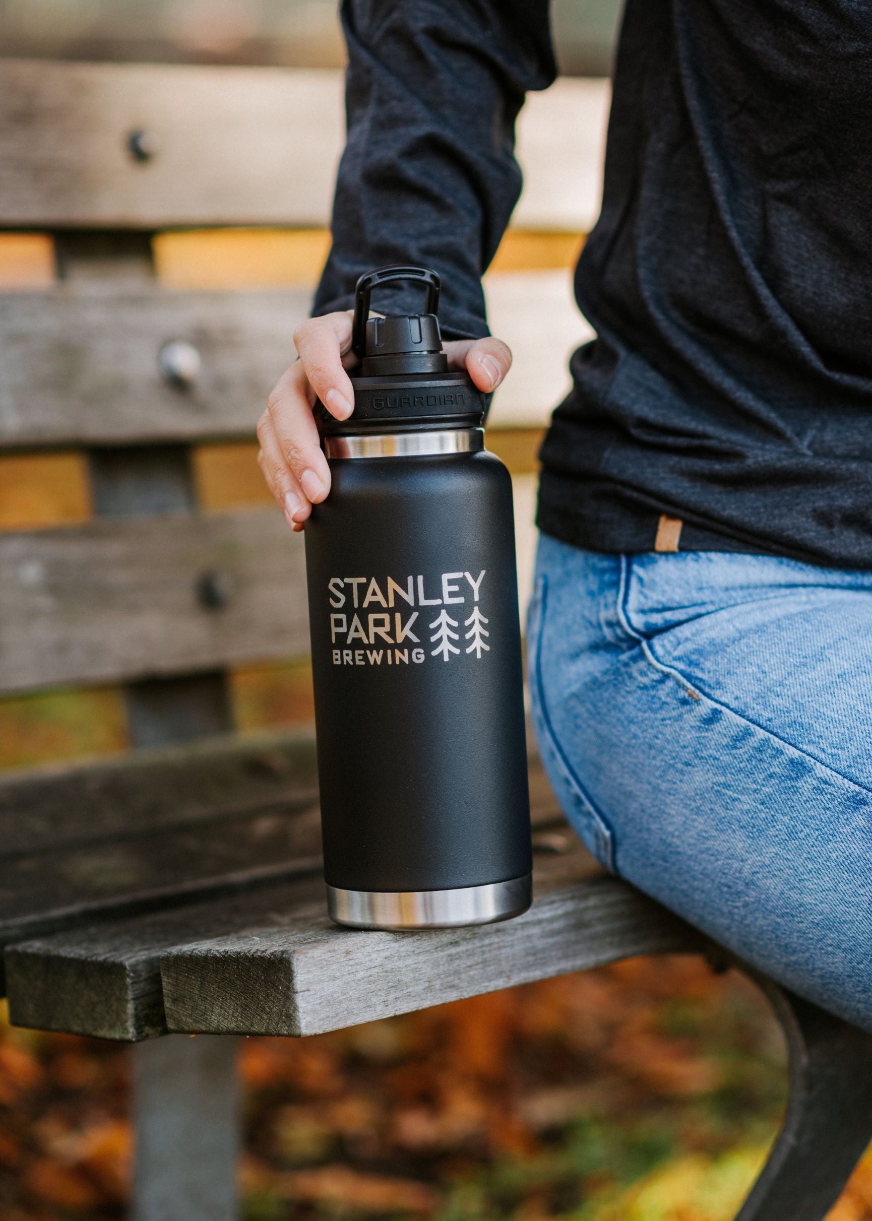 Stanley Park Brewing 32oz Metal Growler Resealable