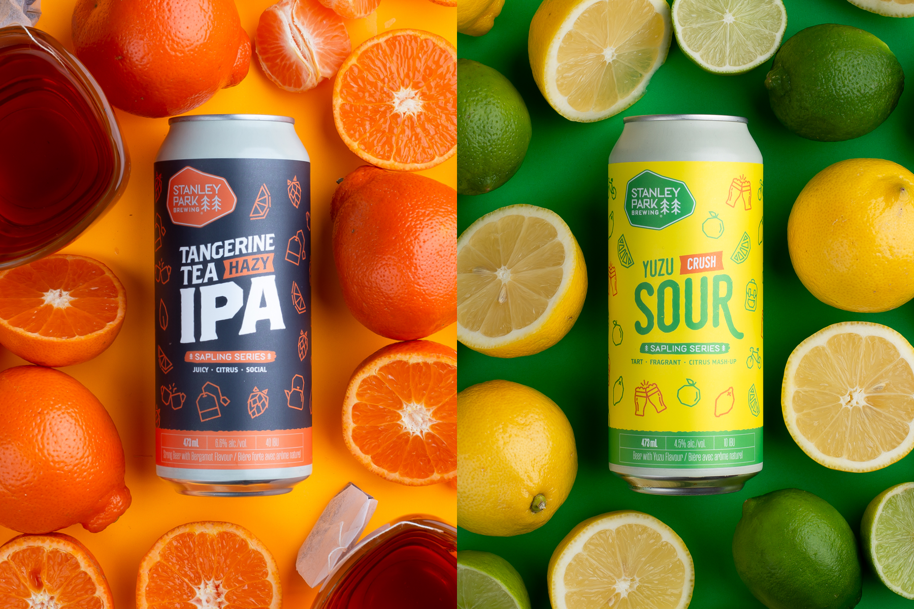 New Release: Tangerine Tea Hazy IPA & YUZU Crush Sour