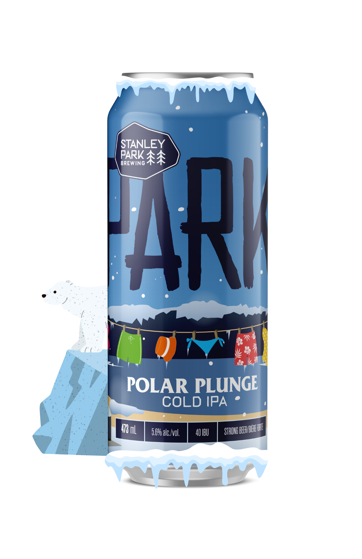 Polar Plunge Cold IPA 5.6% ABV  - PARKBEER 473ml Tall Can