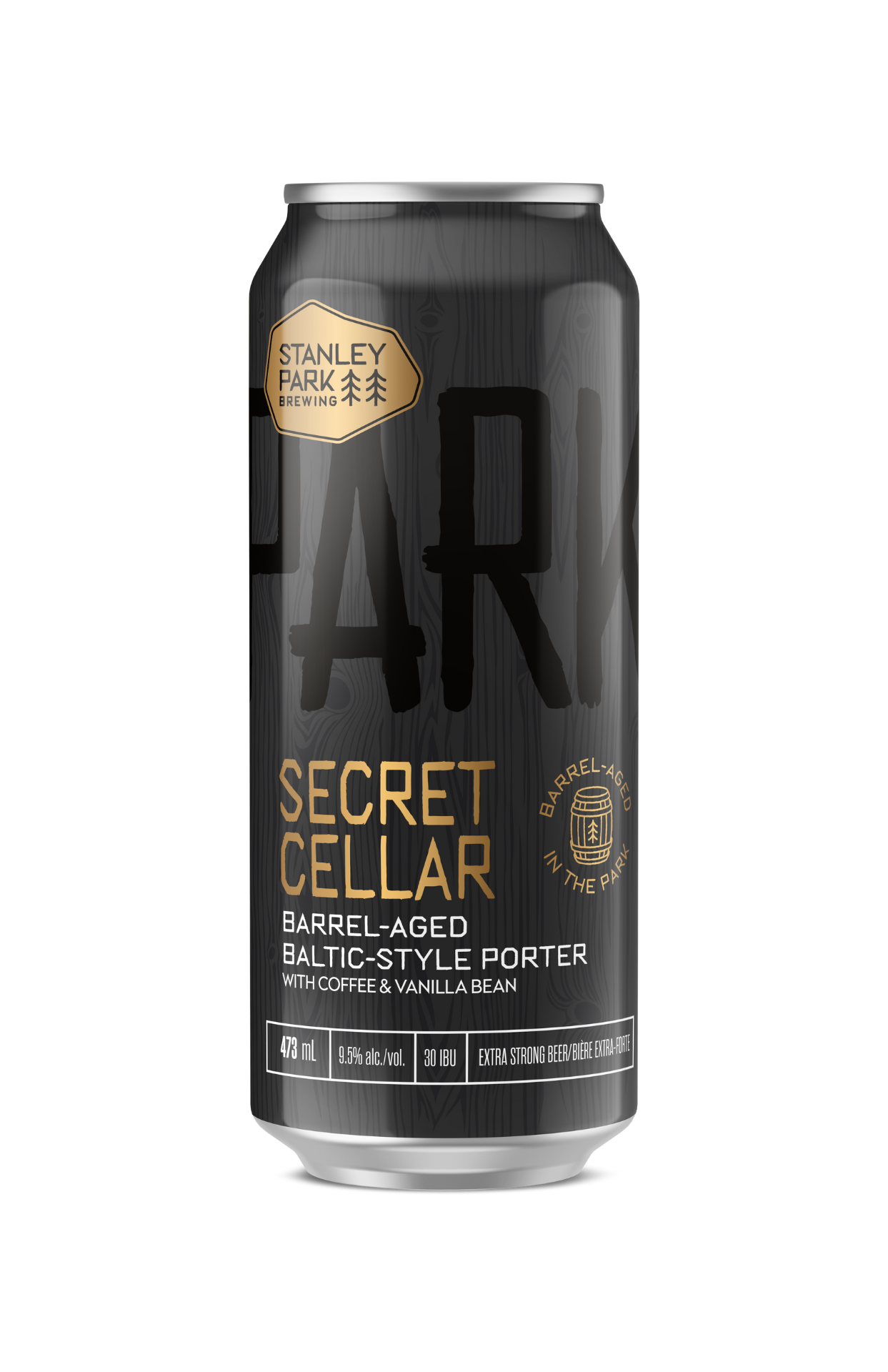 Secret Cellar No. 5 Barrel-Aged Baltic Porter 9.5% ABV  - PARKBEER 473ml Tall Can