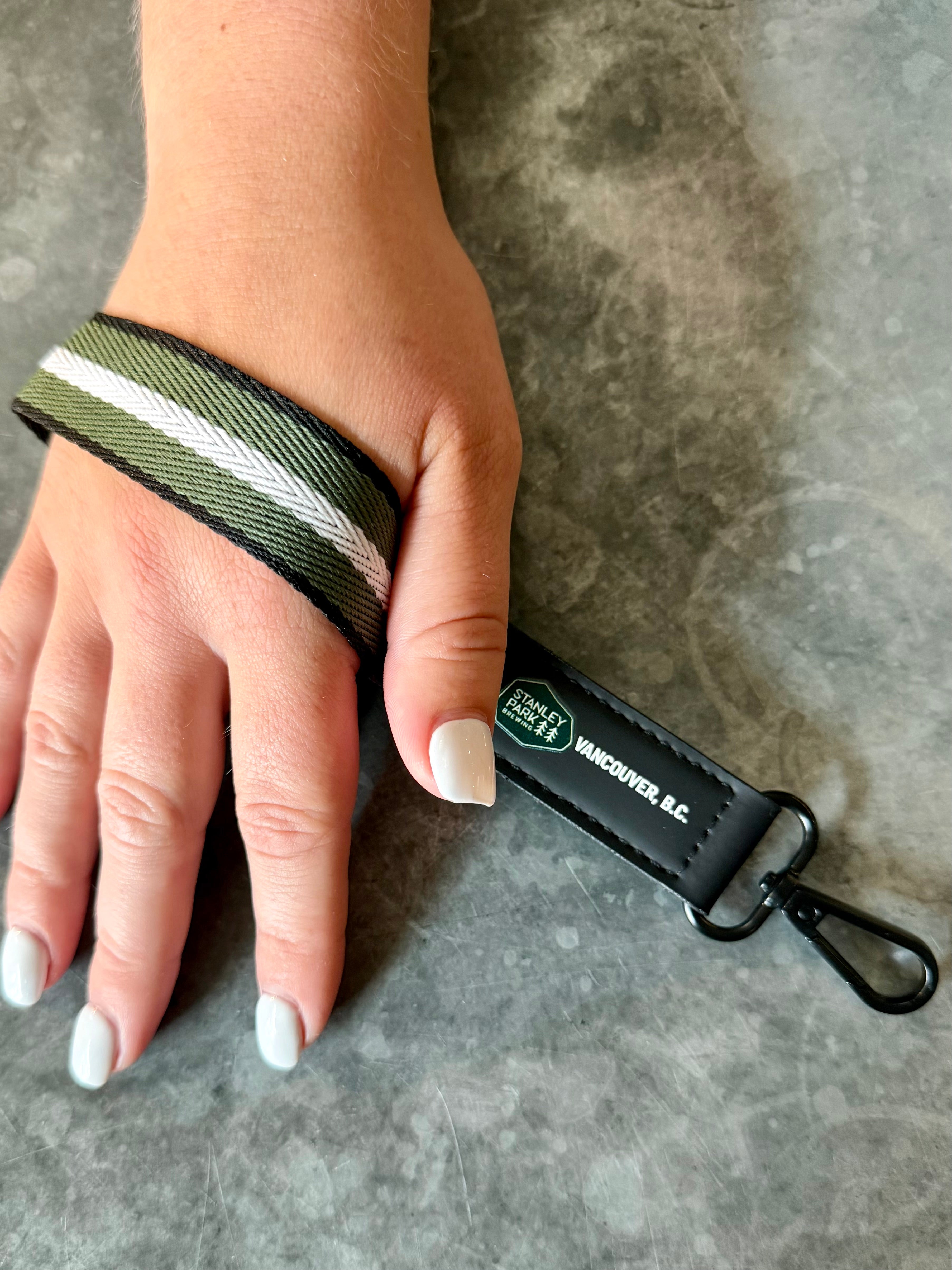 Stanley Park Brewing Wrist Keychain