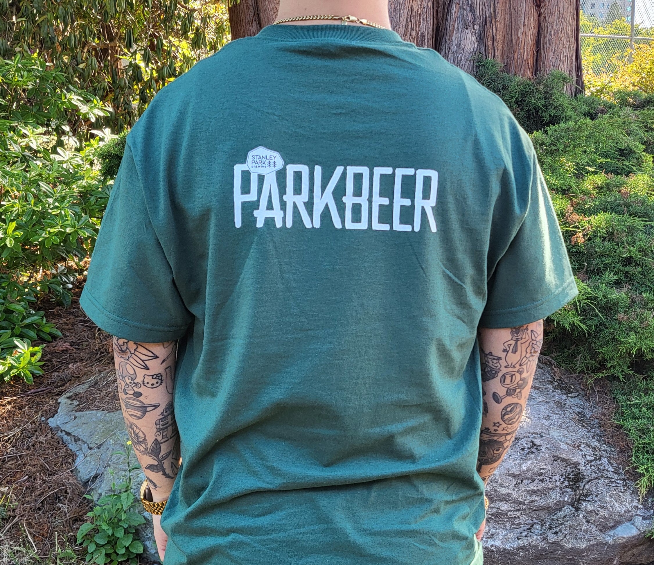 Stanley Park Brewing PARKBEER Green Unisex t-shirt