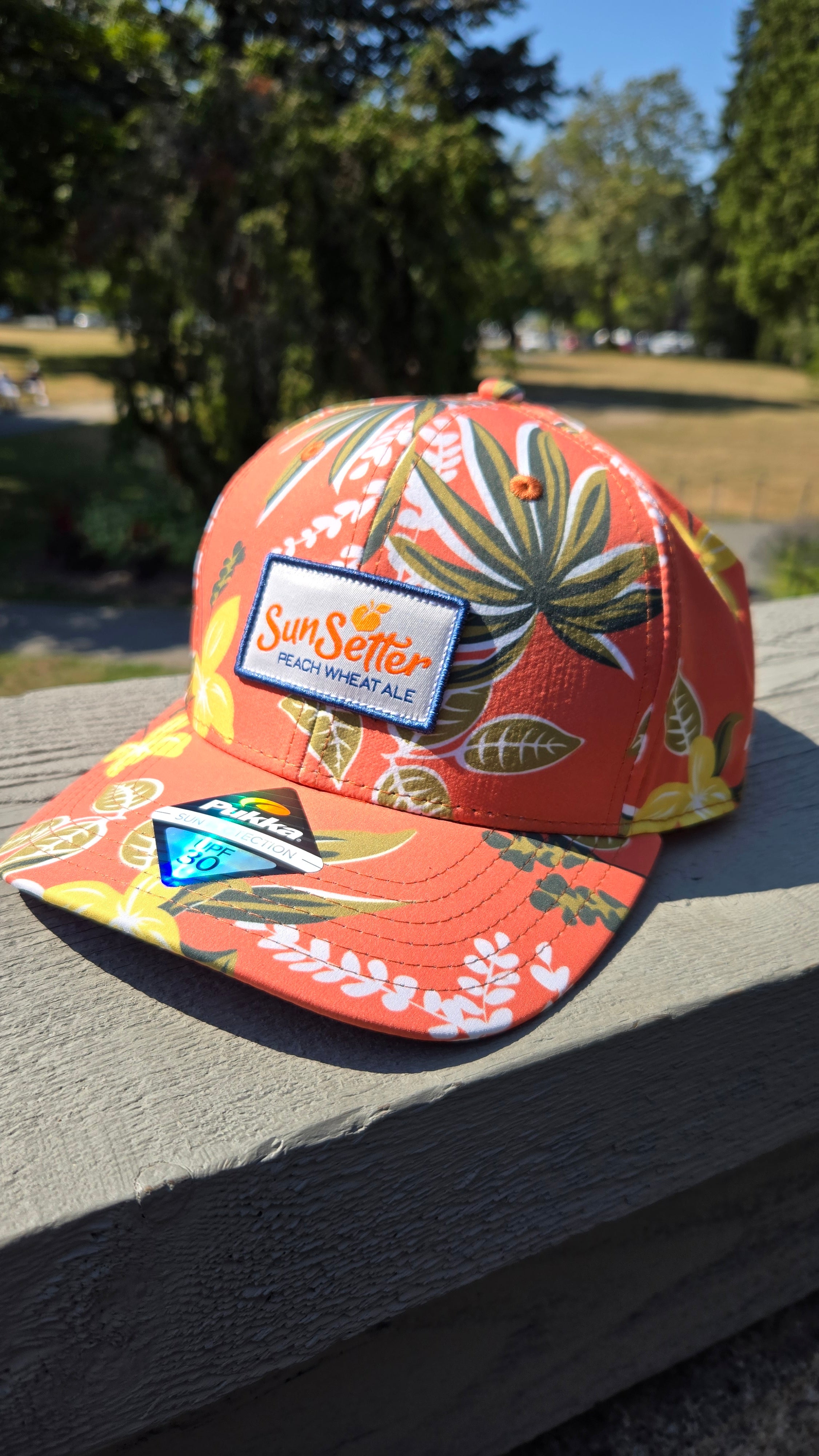 Stanley Park Brewing Papaya Floral Hat