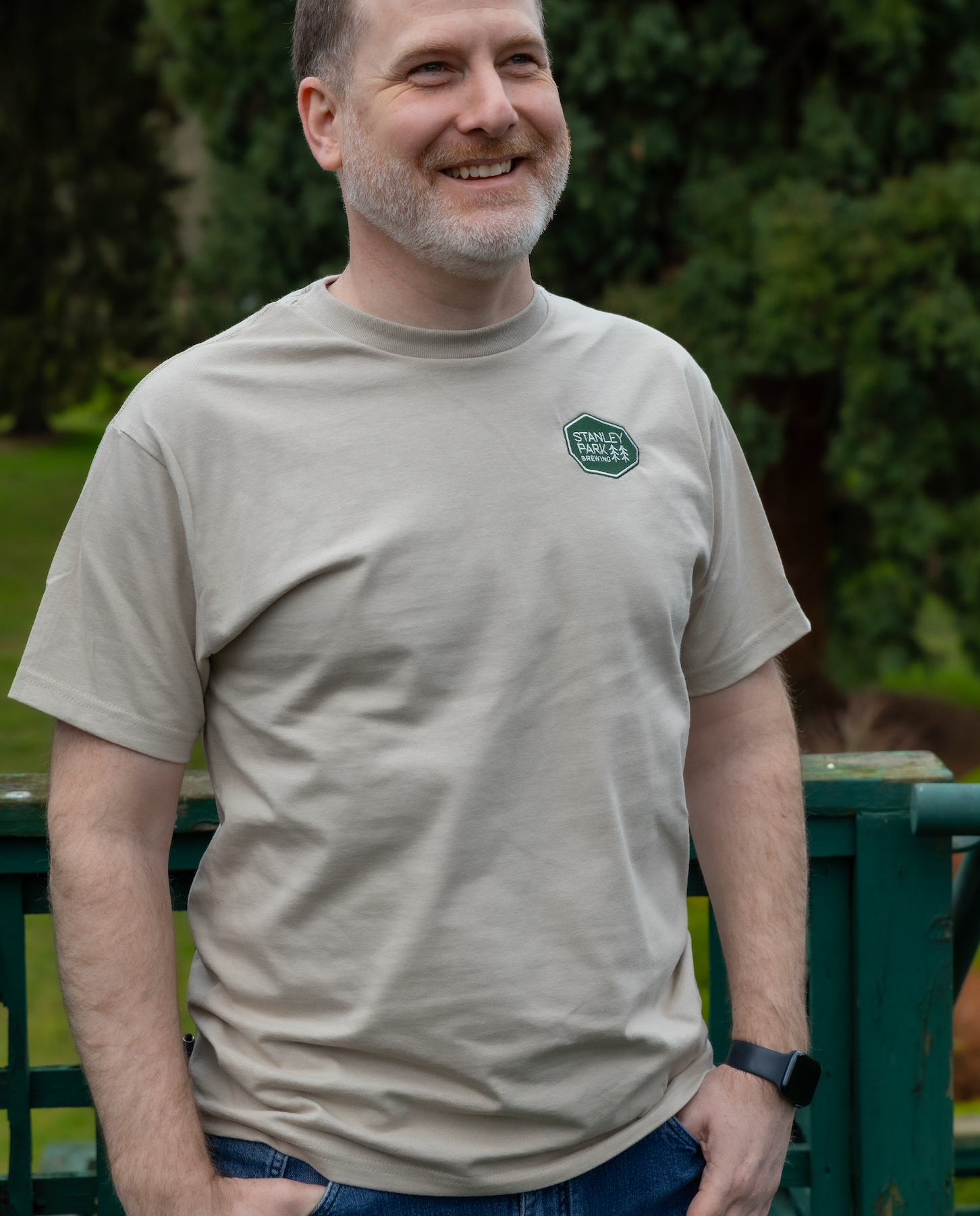 Stanley Park Brewing Unisex Cream T-Shirt